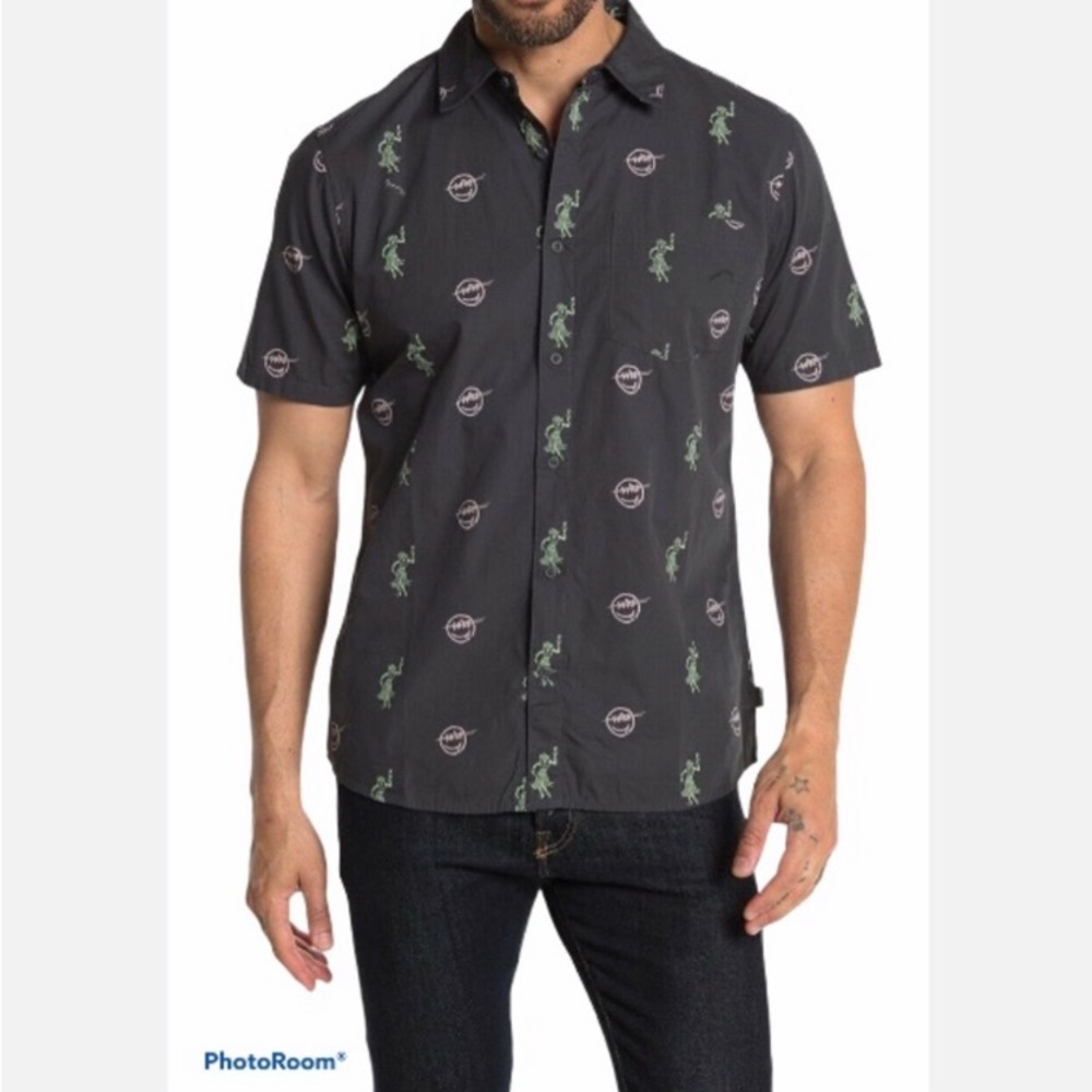 Hurley Mens Chill Vibes Short Sleeve Shirt